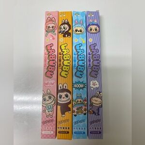 Cute Labubu Black Gel Pen